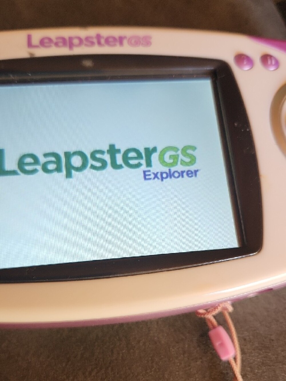 LeapFrog Leapster GS Handheld Learning Game Console - Pink & White With Tangled - Picture 5 of 9